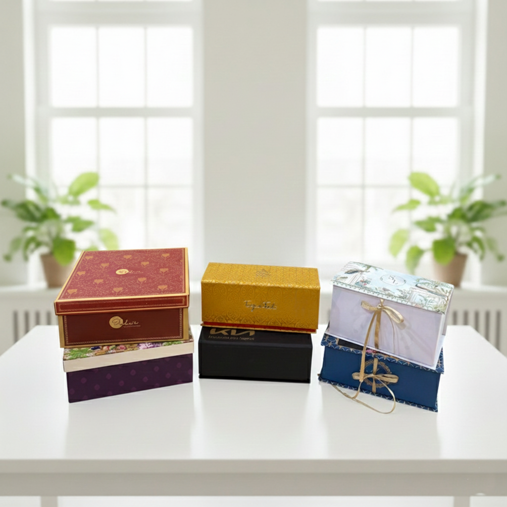 Different styles of custom boxes
