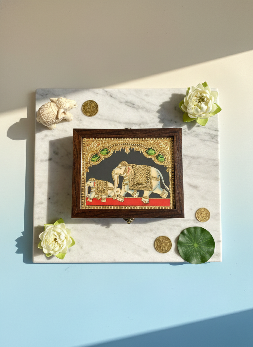 antique wooden box 1