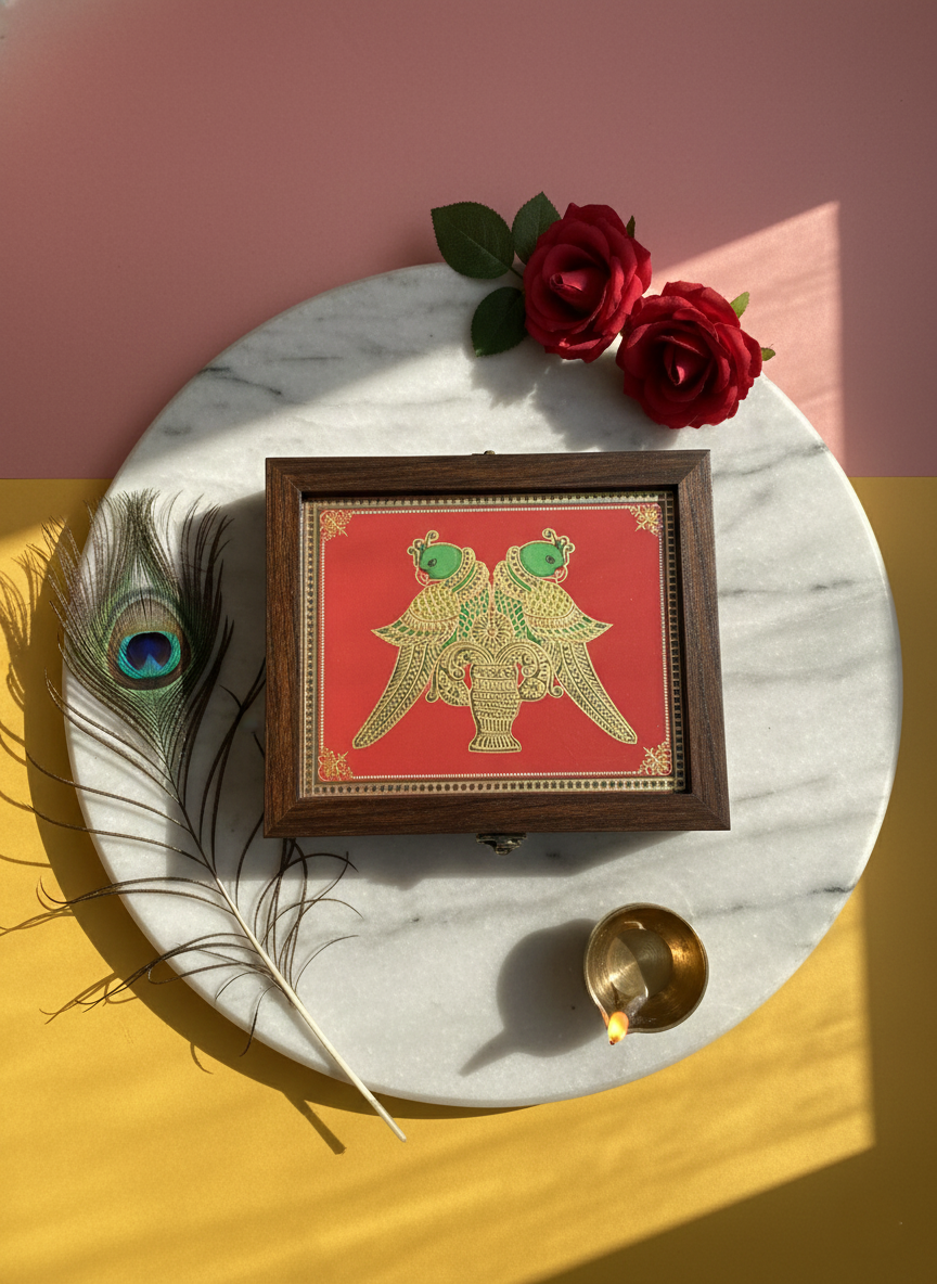 antique wooden box 2